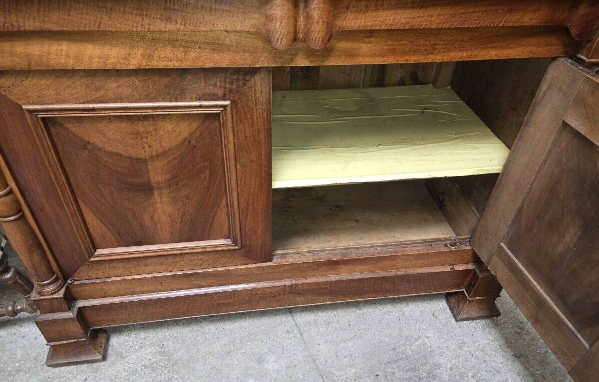 Empire-style walnut buffet
