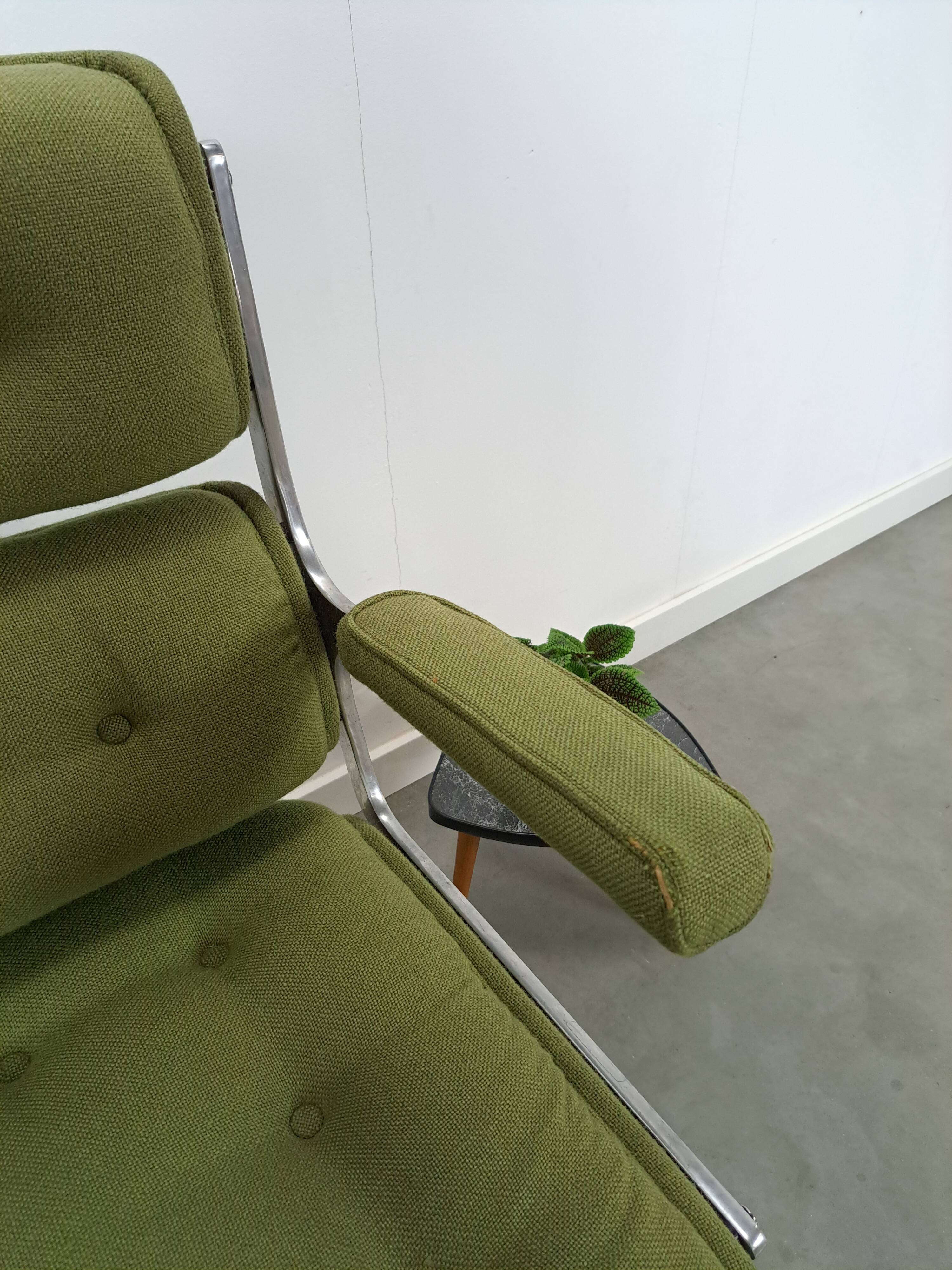 Groene draaibare bureaustoel Ring Mekanikk Norway