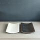 Pair of handmade ceramic sushi plates - Wabi-sabi