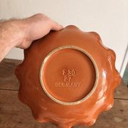 Bowl Coupe Basket West Germany Pottery Fat Lava Carstens Scheurich G