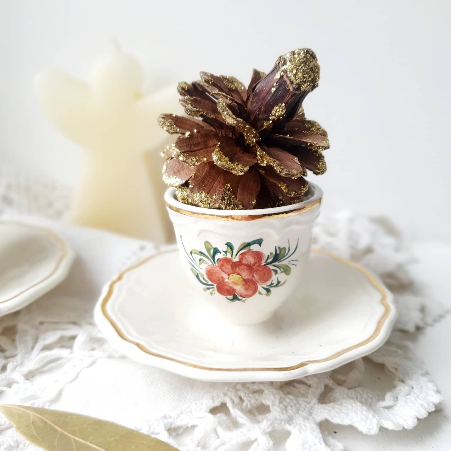 Duo coquetiers stamped and signed