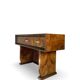 Italian burl walnut art deco console table, 1930s.