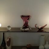 Imposing Murano of Walter FURLAN for 60s Bisanzio glass vase