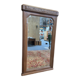 Art Deco mirror in restored walnut