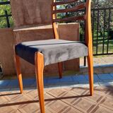 6 Scandinavian teak chairs from the 60