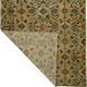 Vintage Turkish Floral Rug Orange and Green 263 x 158 cm