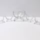 Set of Seven Crystal Serving Bowls by Taddei Sestini for Kristall Krisla