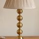 Pair of Vintage Swedish Table Lamps in Polished Brass, Signed Aneta