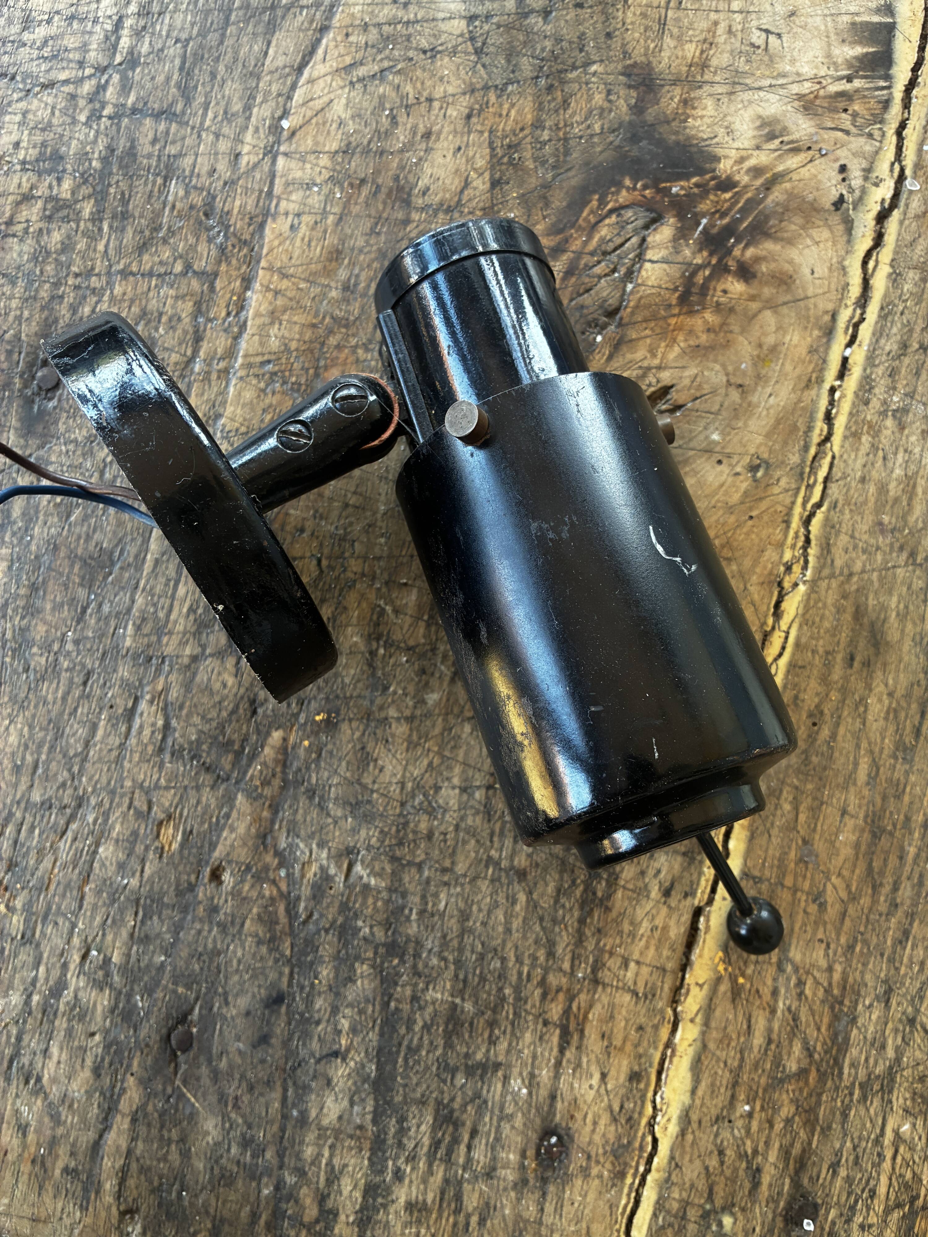 Vintage Zodiac wall light by Lita attributed to Jacques Biny