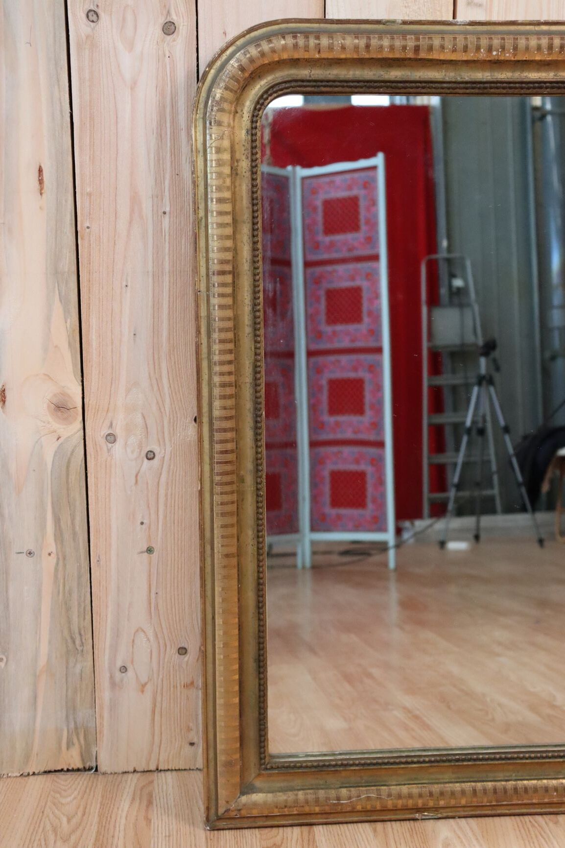 Gilded mirror Louis Philippe  - 94x73cm