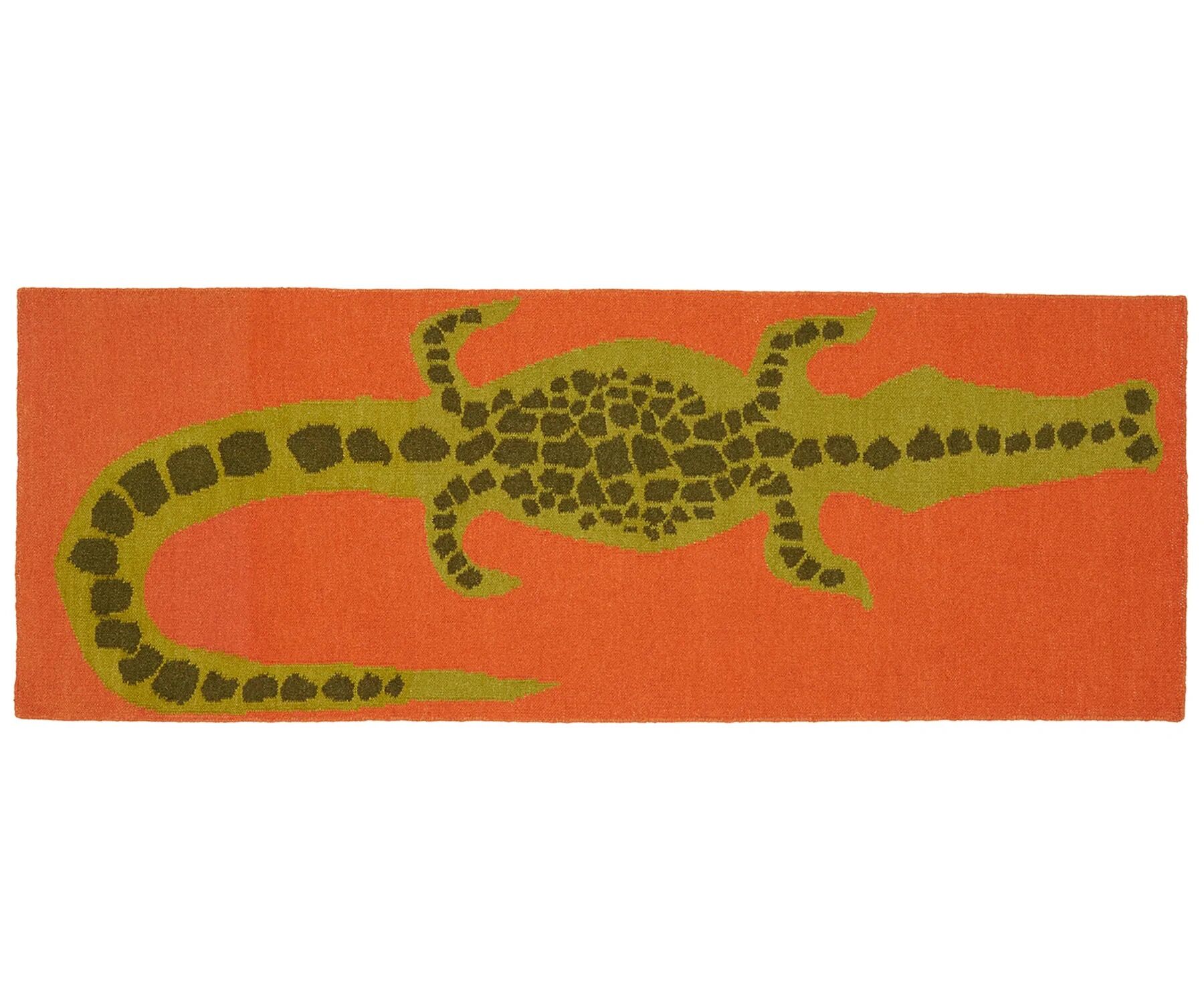 Crocodile Runner Rug in Wool