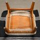 Henning Kjærnulf brutalist dining chairs set in Oak and Sheepskin, Denmark