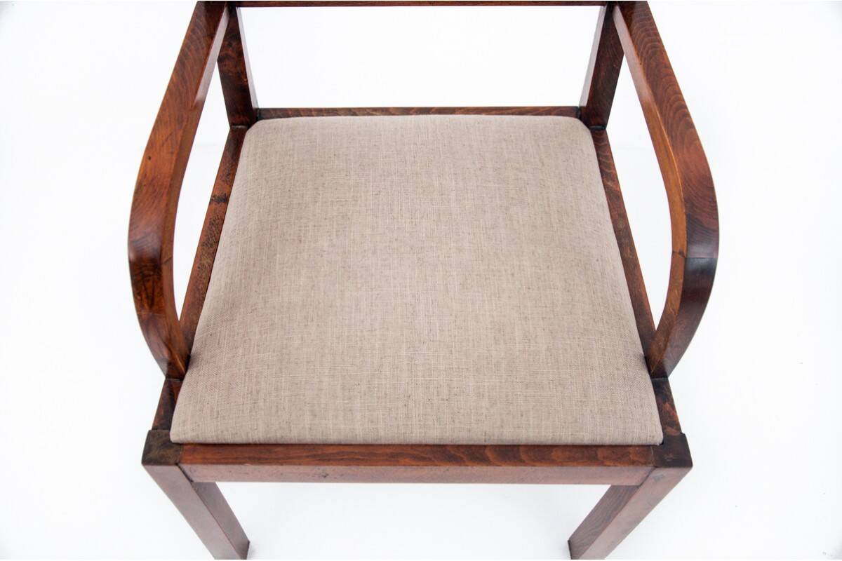Art Deco armchair, Poland, 1930s. After renovation.