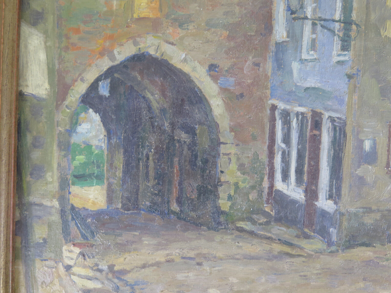 Antique painting by Pierre Boissart (1878-1944) signed country view B8