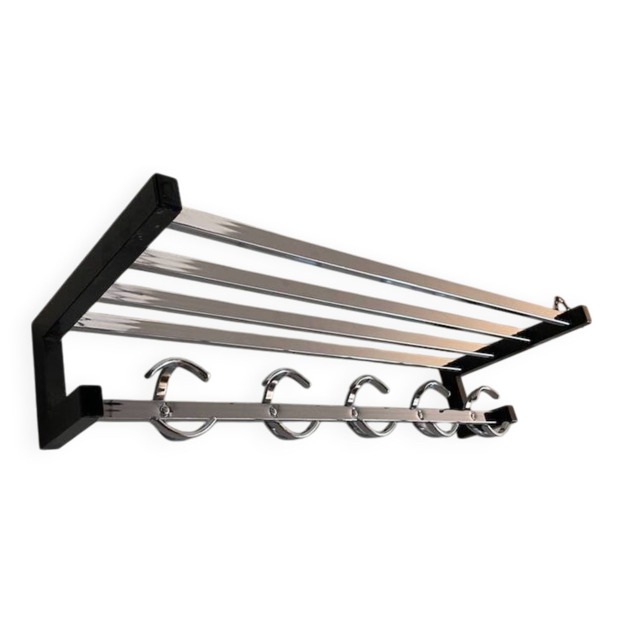 1970 wall-mounted coat rack