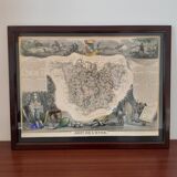 Genuine old map 1854