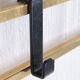 Vintage Brass Wall Coat Rack with Hat Shelf, 1960s