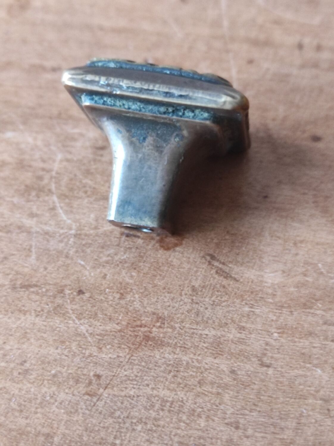 Art Deco style metal furniture handle