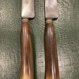 Box of 12 horn-handled knives
