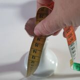 white Limoges porcelain candle holder