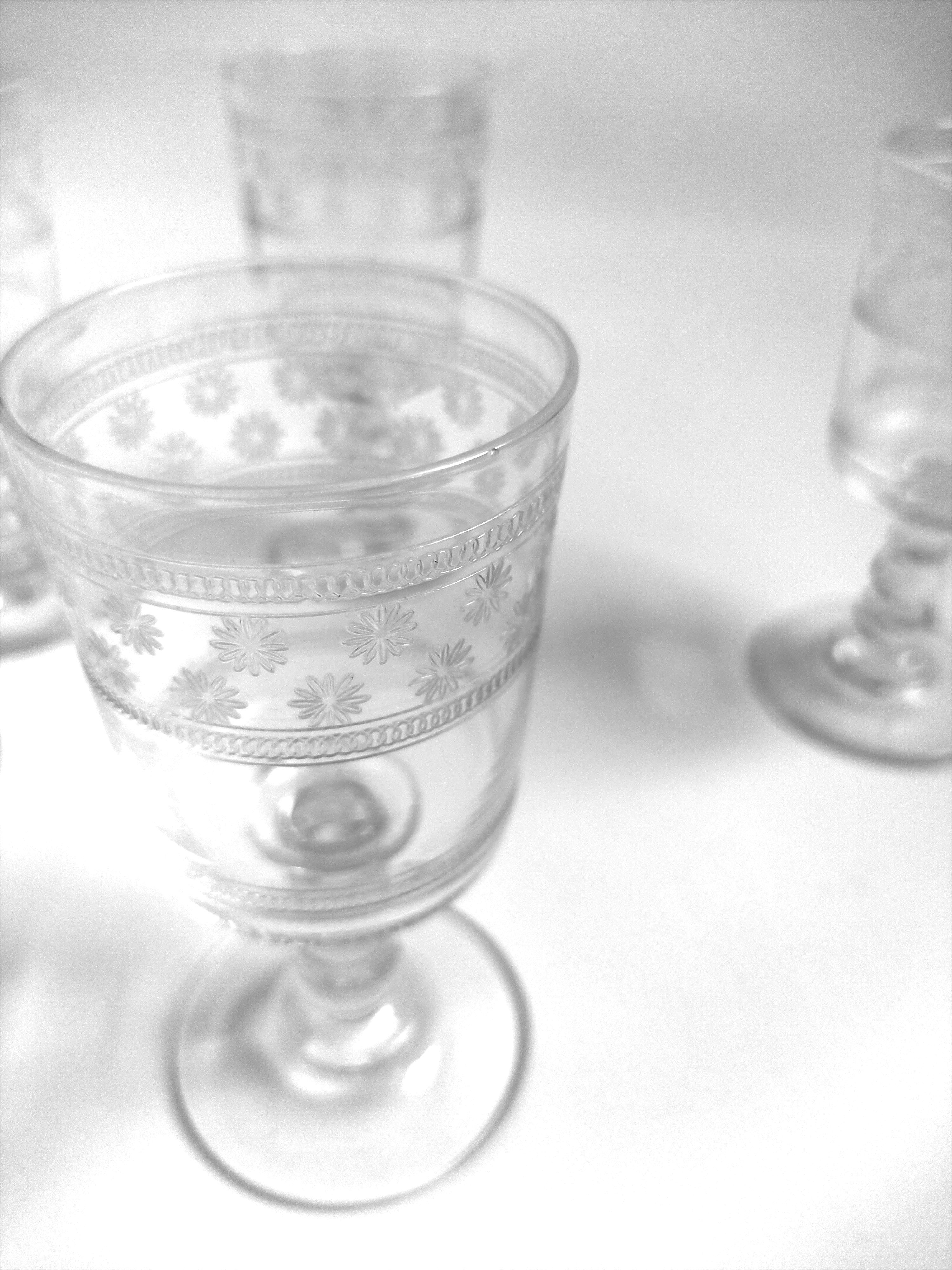 5 Baccarat crystal aperitif/digestive glasses model 4770 (1916 catalogue)