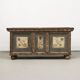 Folk art painted bridal chest