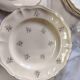 Sarreguemines set of 12 flat plates model Raphaël or flowers of F