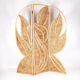 Double-sided rattan screen