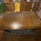 Extendable vintage dining table