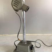 Lampe de bureau liseuse métal martelé design indus/1950-60