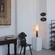 Large stoneware table lamp base | Irma Yourstone | Sweden | 1960s