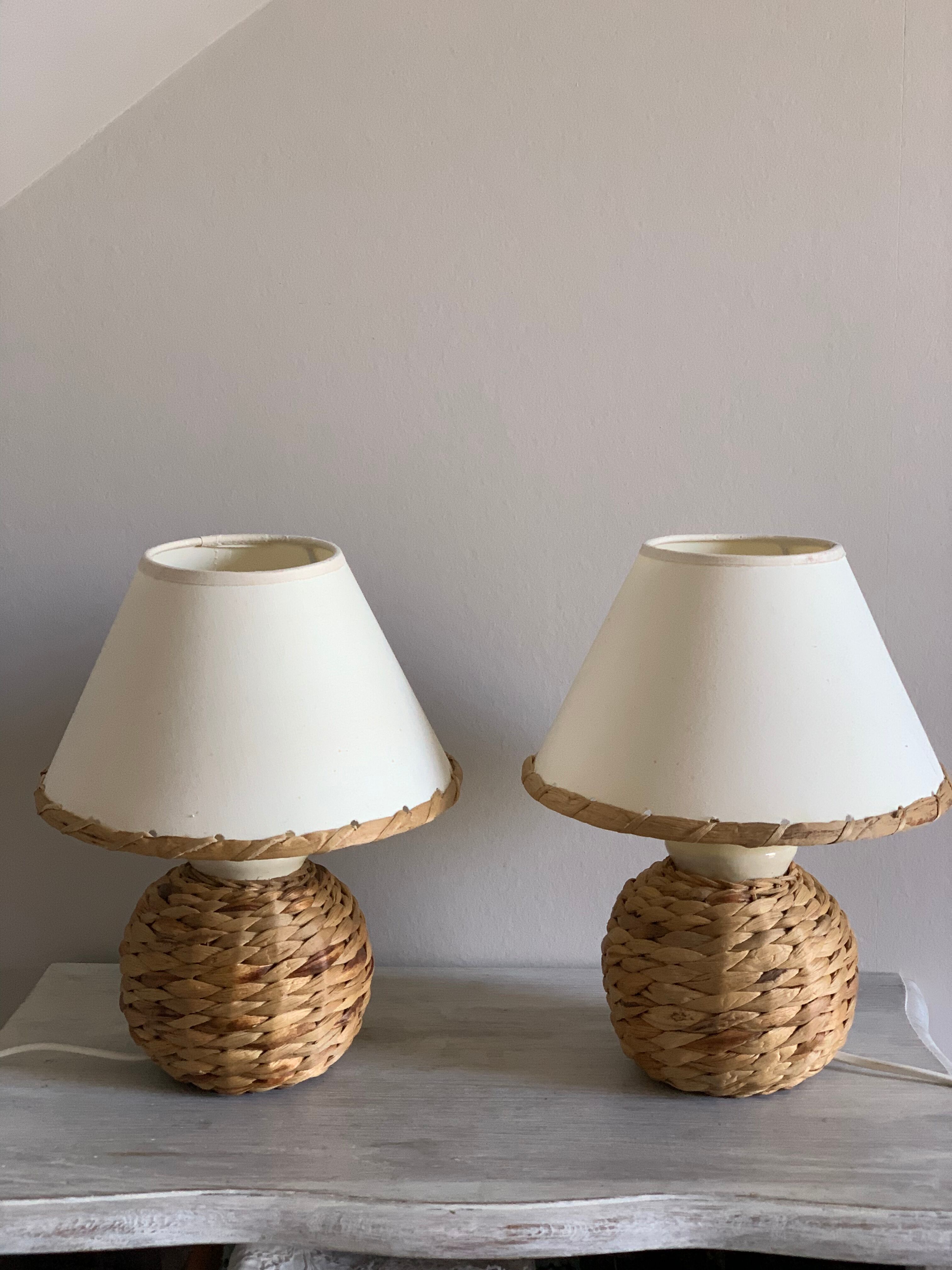 Pair of bedside lamps