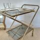 Desserte de bar pliante "Hollywood Regency"-Design Italien