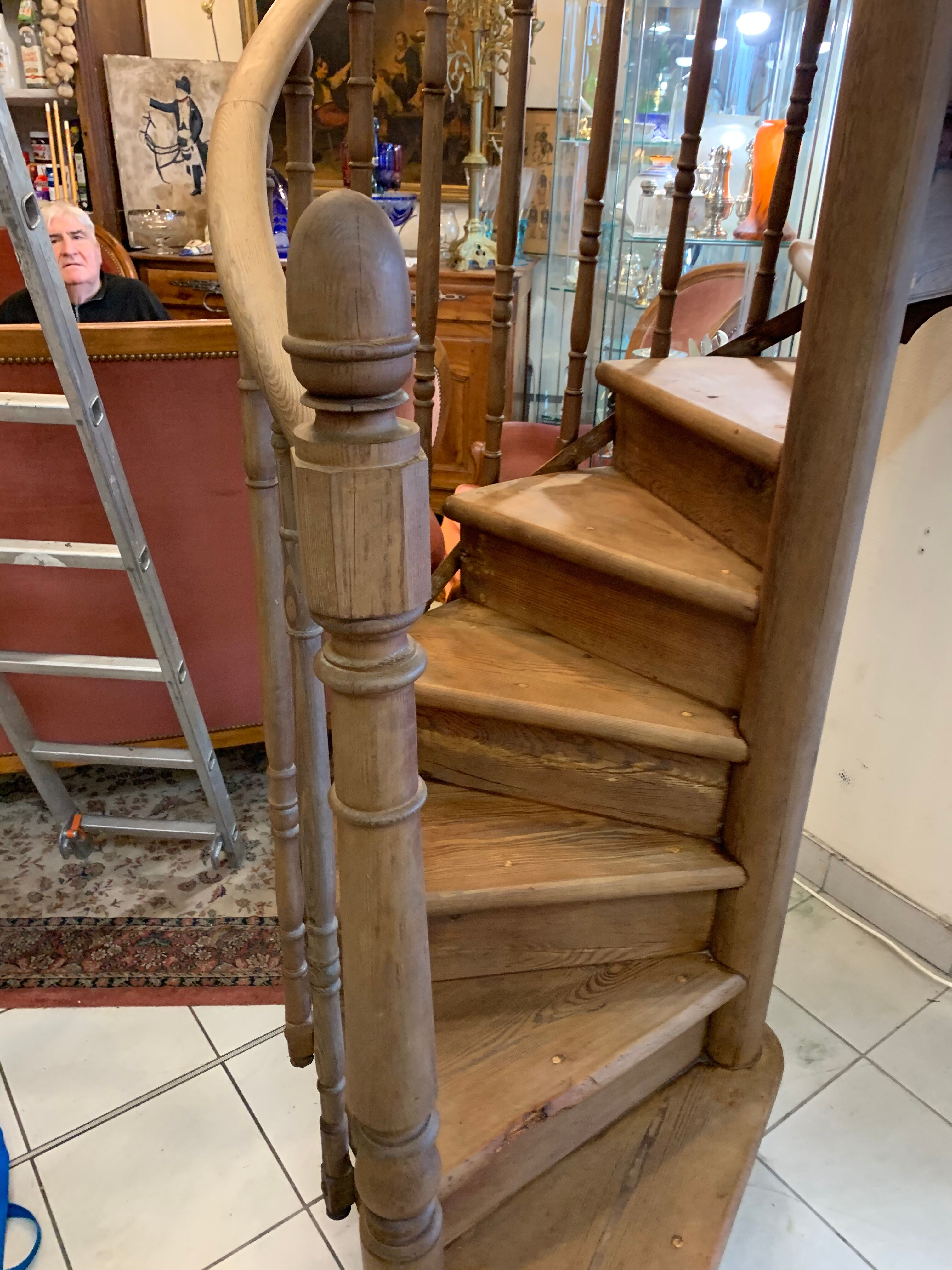 Escalier colimaçon 380cm