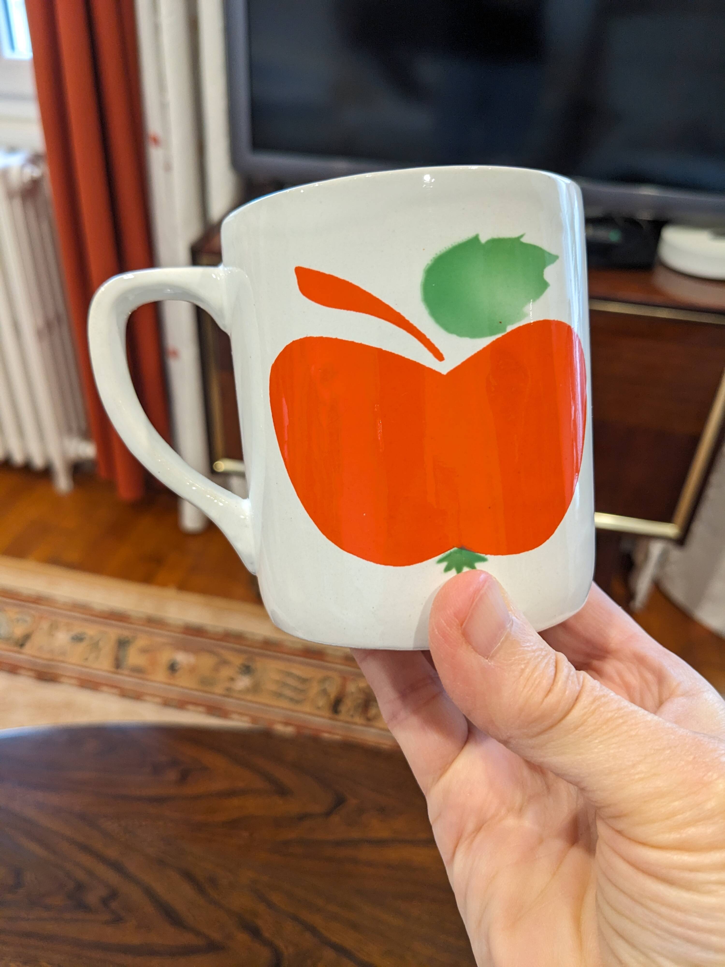 Granite mug, pitcher and sugar bowl set