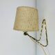 Vintage 50s brass wall lamp