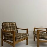 Vintage teak armchairs