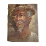 Portrait oil on canvas man