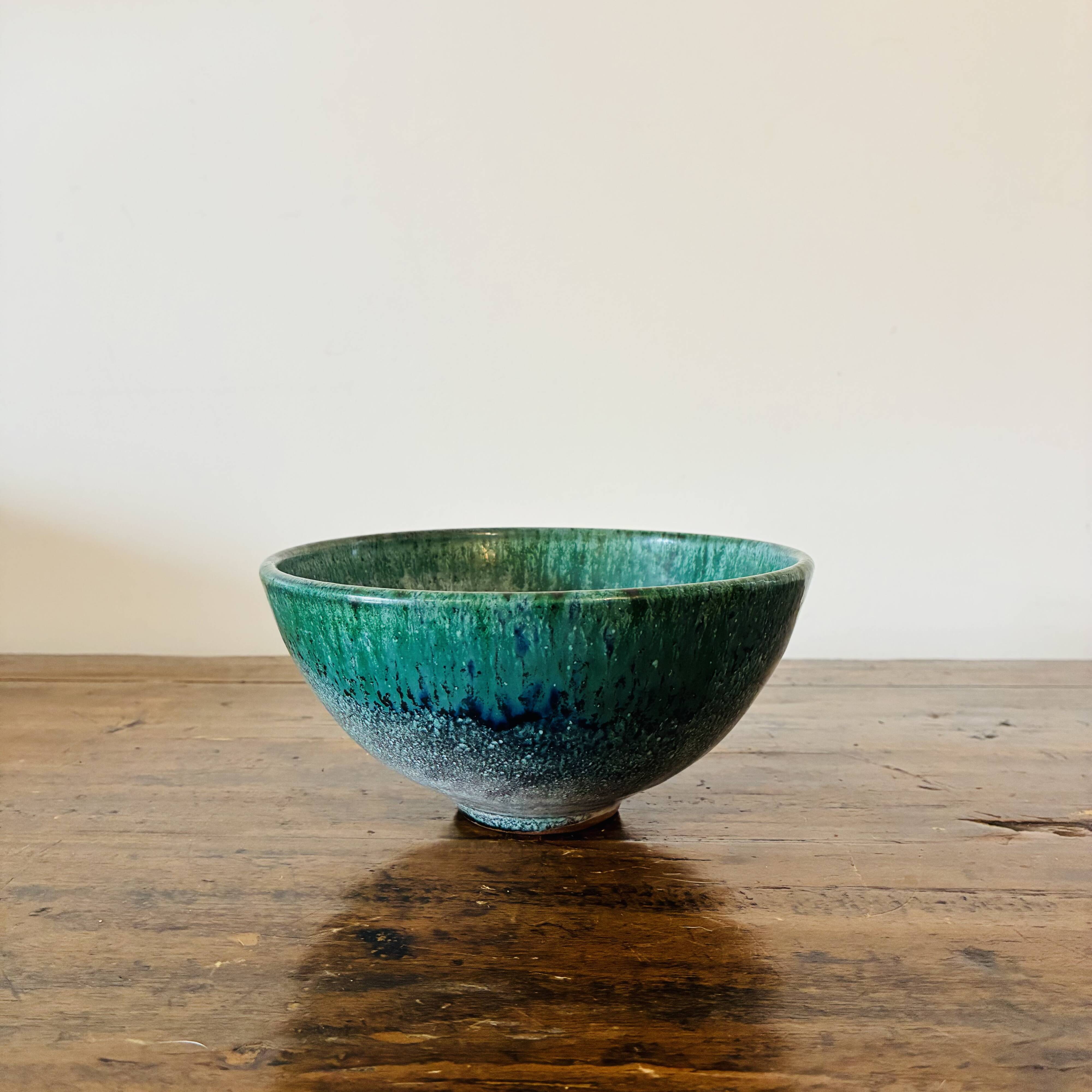 Glazed ceramic bowl – Atelier des Cyclades, Roland Zobel – Anduze