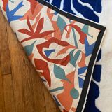 Hand-tufted rug with graphic pattern, unique piece
