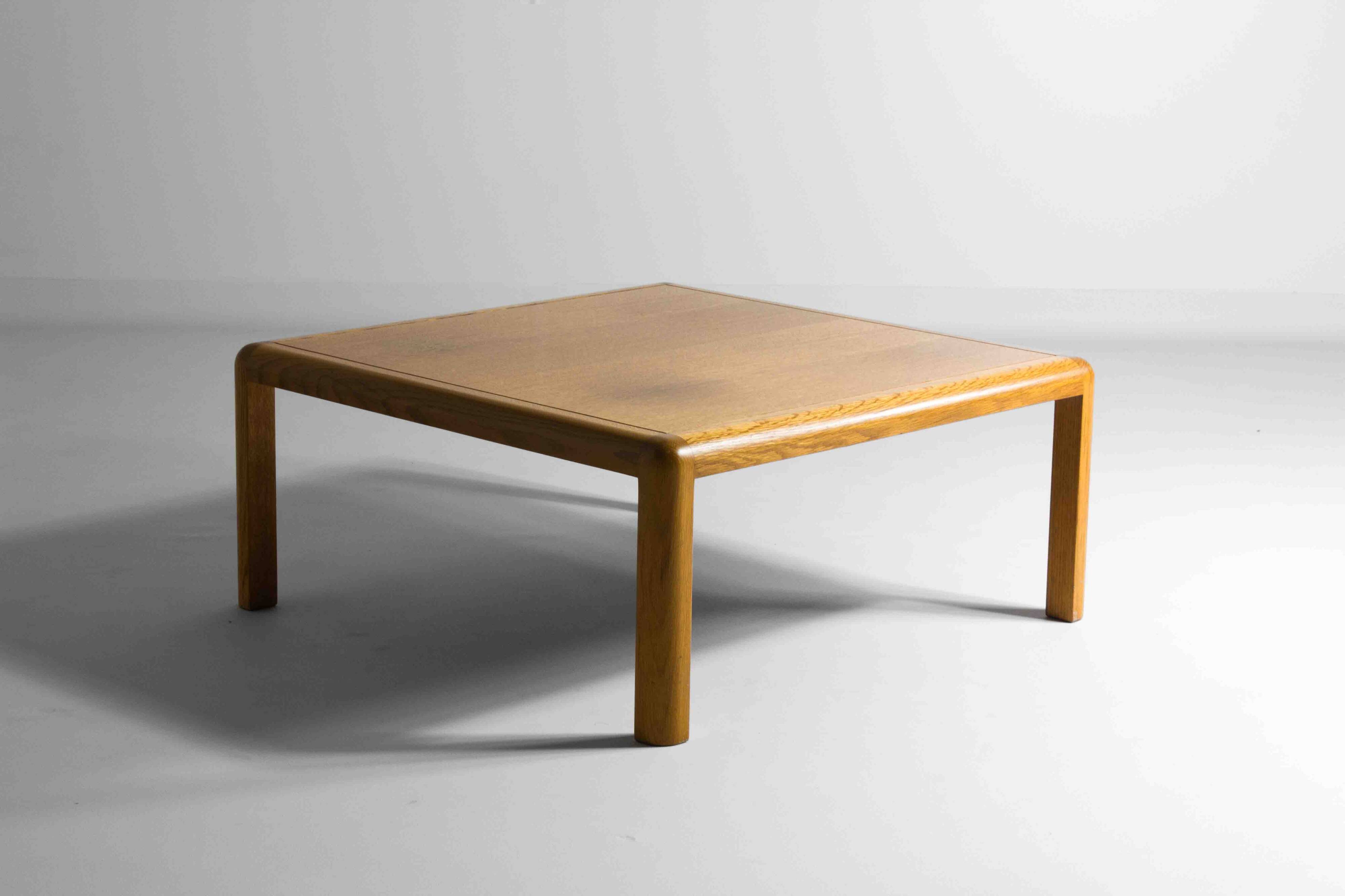 Minimalist coffee table by Van den Berghe - Pauvers, Belgium 1970s