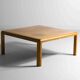 Table basse minimaliste de Van den Berghe - Pauvers, Belgique 1970