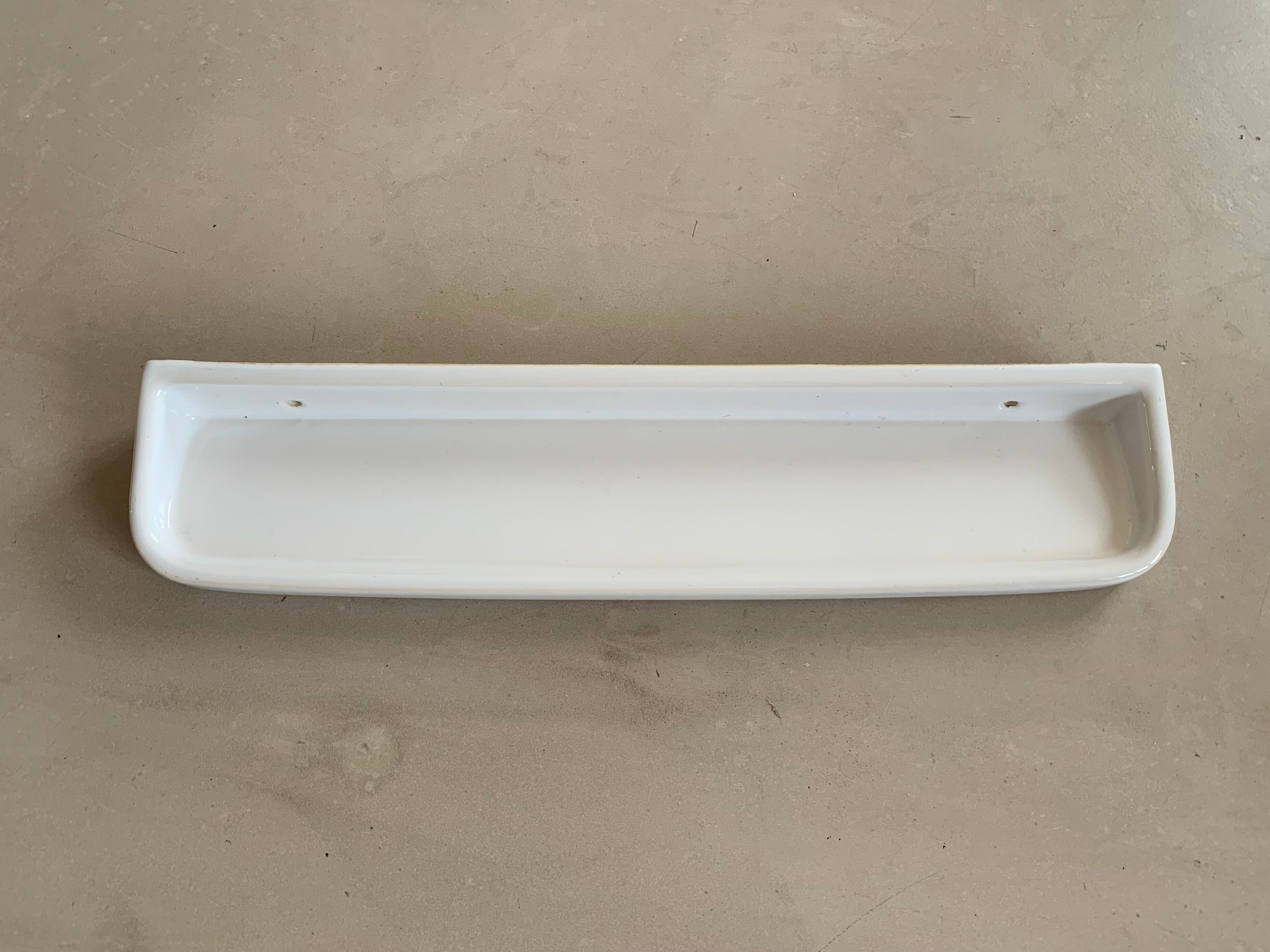 Antique bathroom shelf