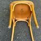 1960s light wood bistro chair signed