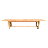 Antique bench in solid beech