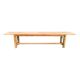 Antique bench in solid beech