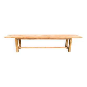 Antique bench in solid beech
