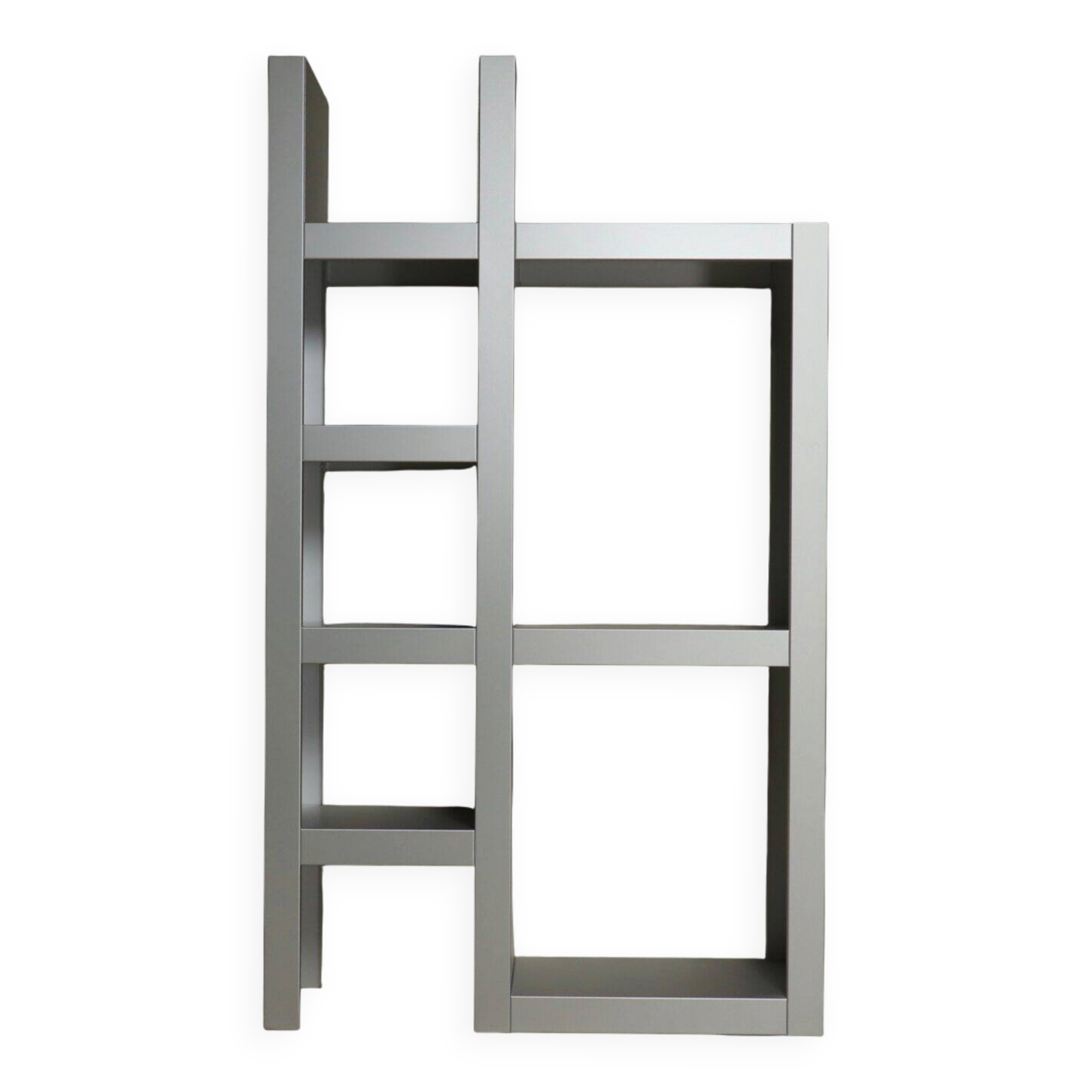 Architectural aluminium wall unit by Isabelle Leijn 1990s