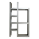 Architectural aluminium wall unit by Isabelle Leijn 1990s