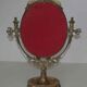 Old adjustable table mirror